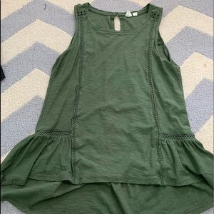 GAP Green Tank Top